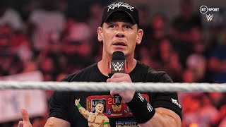 John Cena returns to RAW to celebrate 20 years with WWE! 🐐