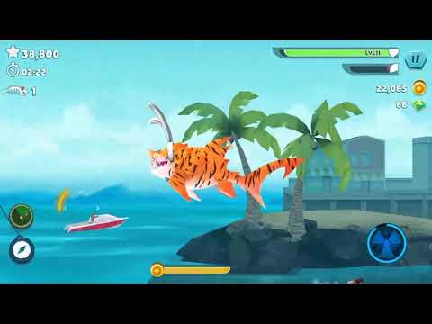 Evolving Tiger Shark in Hungry Shark Evolution
