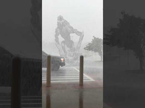 Terrifying Power Outage at Walmart during a STORM! #shorts