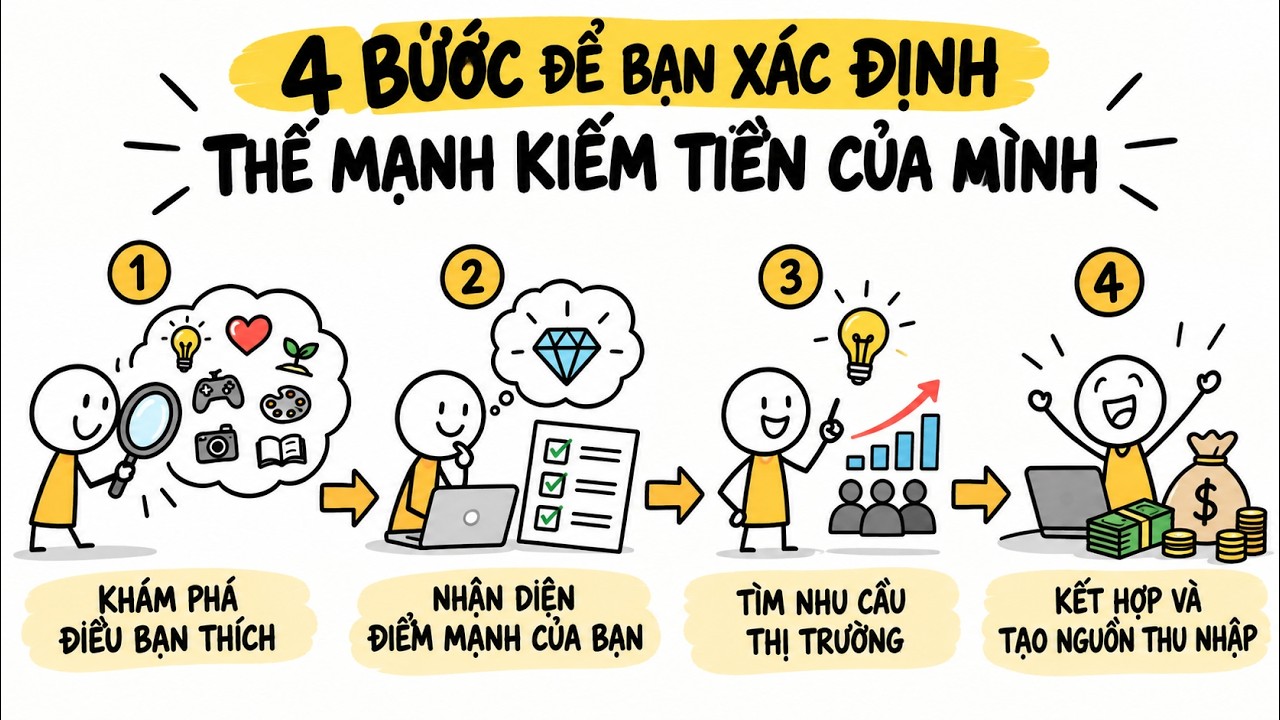 4 Bước Biến Kinh Nghiệm Của Bạn Thành Doanh Nghiệp Triệu Đô