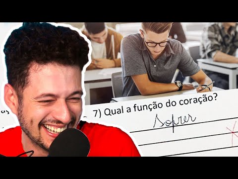 AS RESPOSTAS DE PROVAS MAIS ENGRAÇADAS DE TODOS OS TEMPOS
