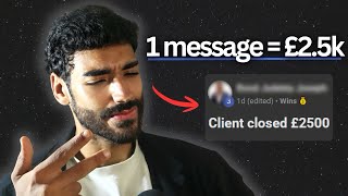 A member closed £2.5k from one outreach msg (here’s how)