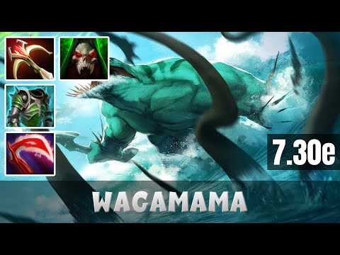 Wagamama | Tidehunter | Dota 2 Pro Gameplay - Patche 7.30e
