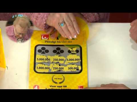 Gunilla Benedictsson skrapar triss - Nyhetsmorgon (TV4)