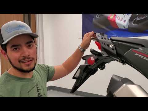 Honda Africa Twin 1100 Rear Luggage Rack Installation: