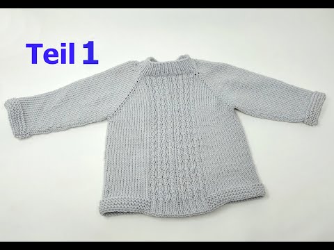 Raglanpulli Musterstreifen - Teil 1 - Größe 74/80