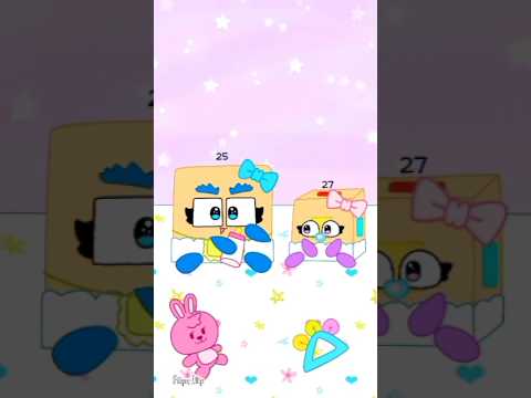 ✨ number block Newborn siapa paling imut 😆💕 #numberblock #newborn