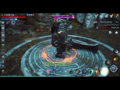 Mir4 em busca dos boss no 1F DO PICO SECRETO