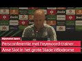 Arne SLOT vreest sfeer in STADION van Marseille niet: 'Dat zijn de spelers van FEYENOORD gewend'