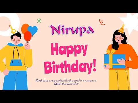 Happy Birthday to Nirupa