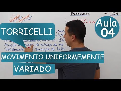 Uniformly Varied Motion (Torricelli Special)