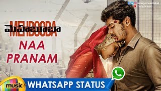 Best Love WhatsApp Status Video | Naa Pranam Song | Mehbooba Songs | Puri Jagannadh | Akash Puri
