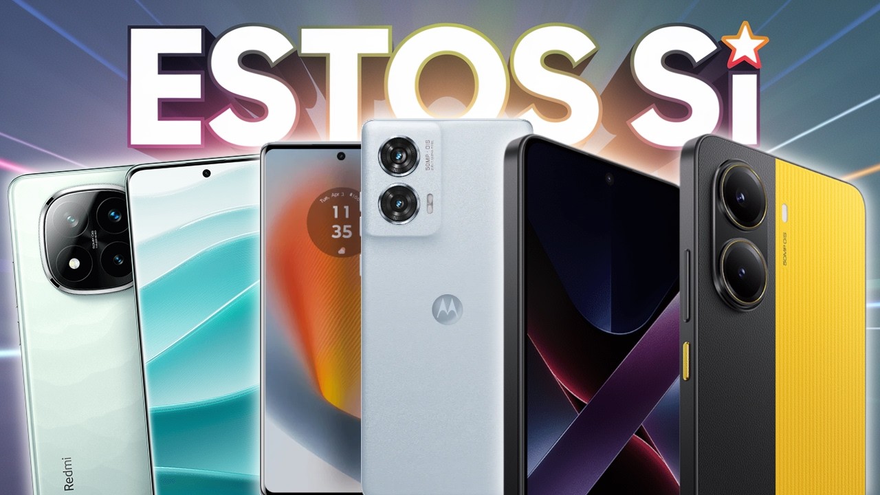 Top 7 MEJORES telefonos celulares CALIDAD-PRECIO para COMPRAR en 2025