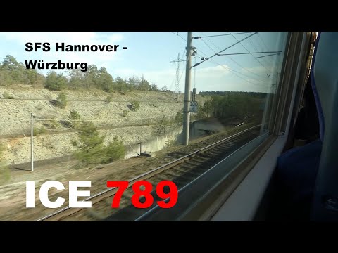 ICE 1 auf der SFS Hannover - Würzburg | komplette Mitfahrt im ICE 789