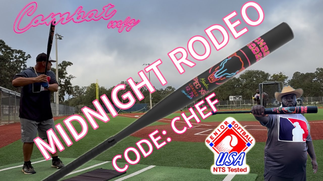 COMBAT MIDNIGHT RODEO “KENDO” 12.75 SENIOR SOFTBALL BAT 