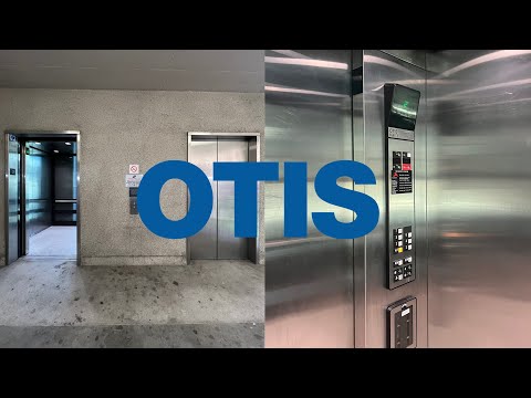 STUPIDLY Slow OTIS Series 1 HIGHdraulic Scenic Elevators - Stewart Eberhardt Garage - Stockton, CA