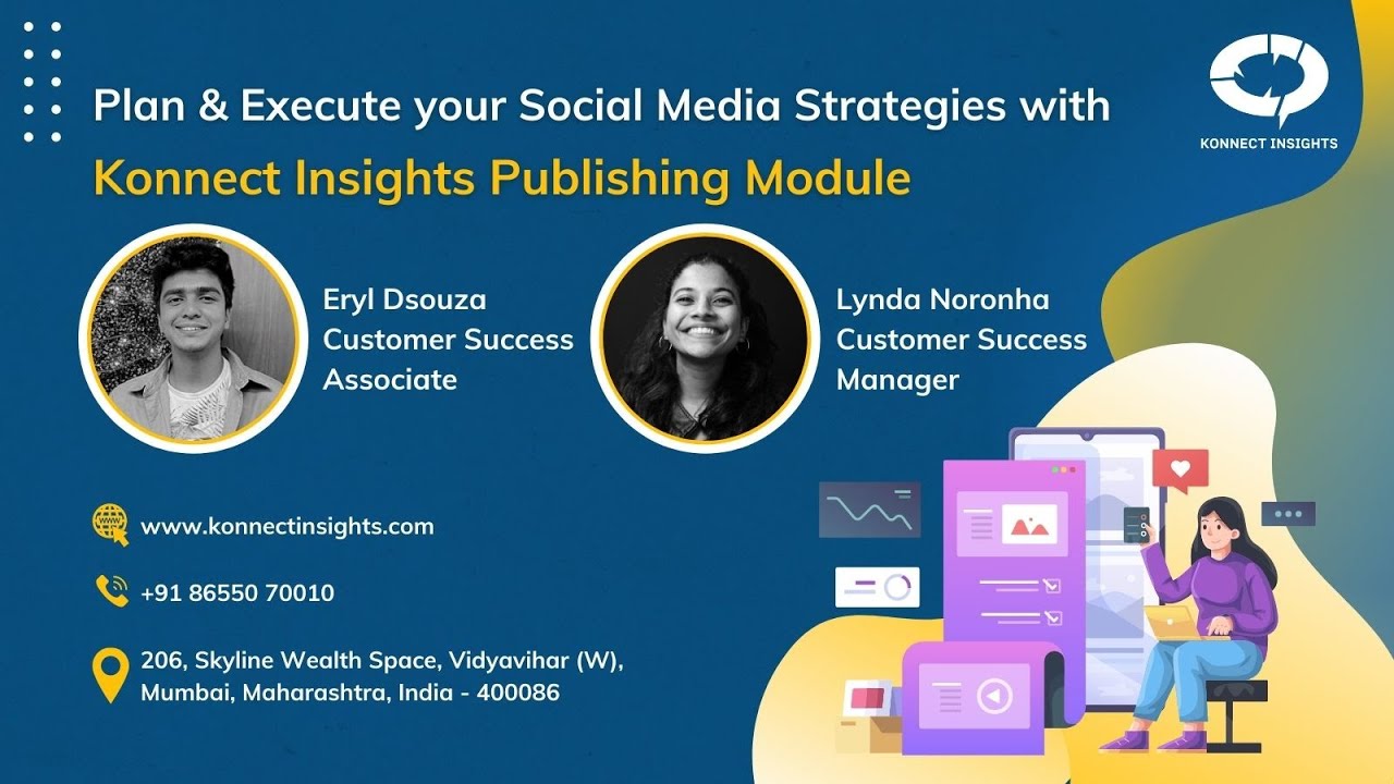 Webinar - Plan and execute your social media content through Konnect Insights' publishing module