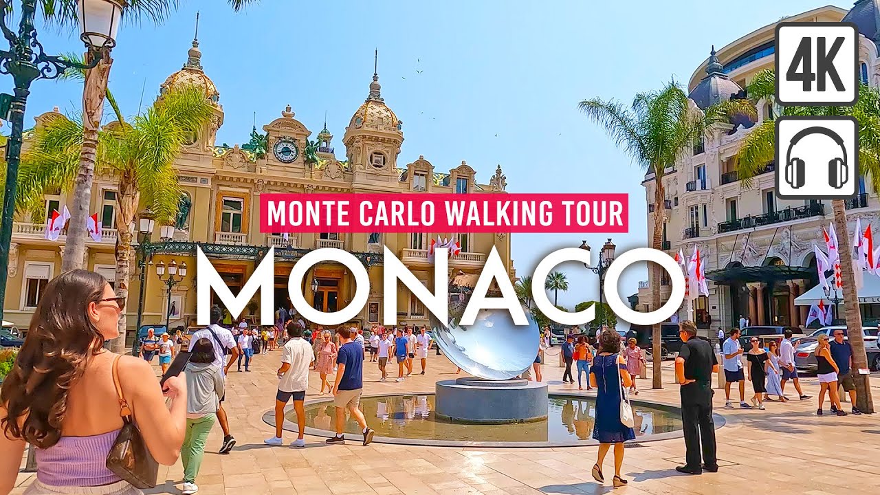 Immersive street-level walking tour through Monaco Monte Carlo, France, showcasing authentic urban landscapes, local architecture, and the vibrant atmosphere of the city's neighborhoods