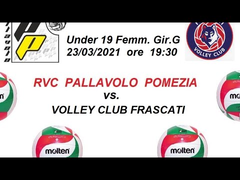 U19F Gir. G  -  RVC Pallavolo Pomezia   vs   Volley Club Frascati