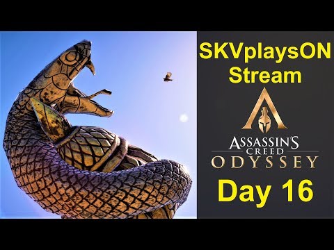 SKVplaysON - Assassin's Creed Odyssey - Day 16, Stream, PC [English] Game Play