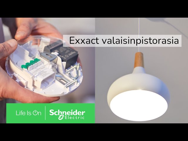 schneider electric Exxact luminaire outlet dcl surface ceiling screwless e. w