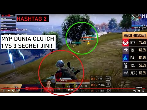 NGAMUK!! MVP DUNIA CLUTCH 1 VS 3 SECRET JIN!! | BTR ZUXXY SHOW OFF!! | PMGC DAY 2