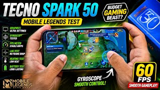 TECNO Spark 50 Mobile Legends Test 2026 | Best Budget Gaming Phone?