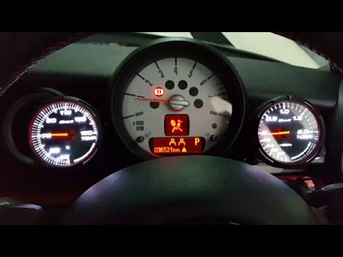 (ST MINI) Defi®(JAPAN) Racer Gauge on MINI Cooper S R56 (Water Temp + Turbo Boost)