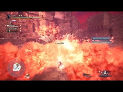Monster Hunter World: Iceborne - Shield Block Vs. Fatalis Fire Blast