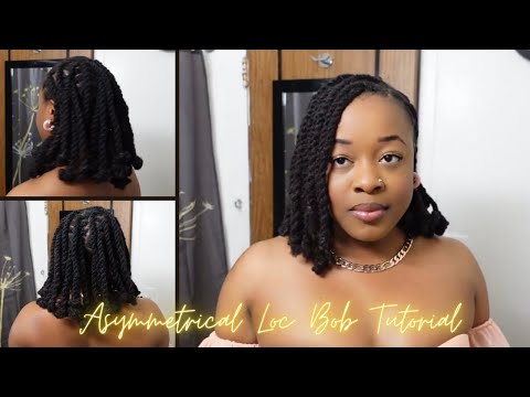 Asymmetrical Loc Knot Bob Tutorial Sofineee