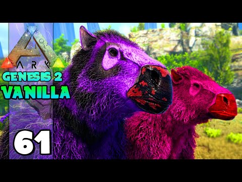 DOMANDO MEGATÉRIO-R PELA PRIMEIRA VEZ!! ARK: Survival Evolved GENESIS 2 (VANILLA) 61