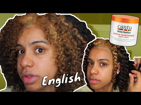 CANTU LEAVE IN REPAIR CREAM HONEST REVIEW + DEMO !