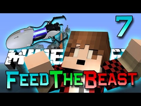 Minecraft: Feed The Beast Ep. 7 - NEW GADGETS, PORTAL GUN! (Modded Survival Series)