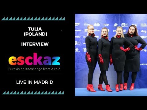 ESCKAZ in Madrid: Interview with Tulia (Poland) (at PrePartyES 2019)