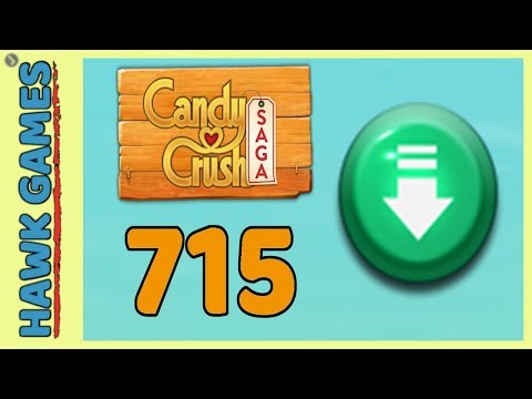 Candy Crush Saga Level 715 (Ingredients level) - 3 Stars Walkthrough, No Boosters