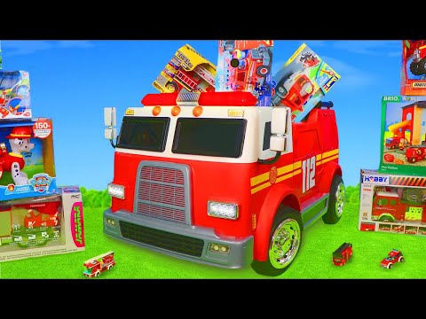 Fire Truck and Fireman Toys for Kids
