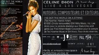 CELINE DION — I'VE GOT THE WORLD ON A STRING - FRANK SINATRA