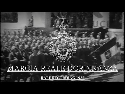 (RARE 1933) National Anthem of the  Kingdom of Italy | Marcia Reale d'Ordinanza