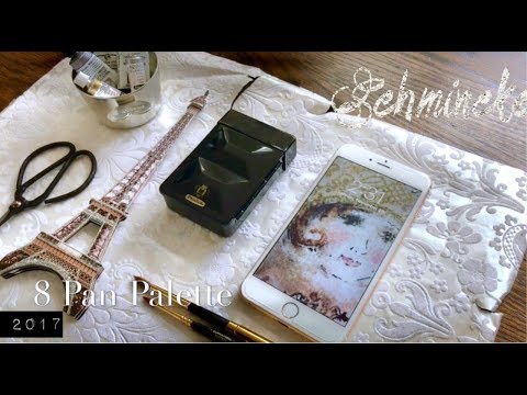 Schmincke 8 Half Pan Palette