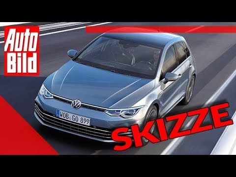 VW Golf 8 (2020): Neuvorstellung - Skizze - Motor - Infos