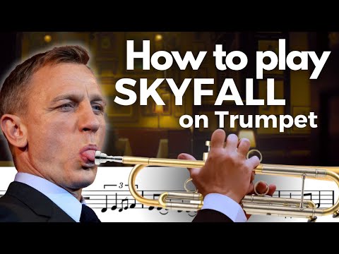 Skyfall (Adele) Trumpet Play-Along | Backing Track & Sheet Music | How to play
