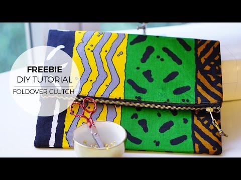 DIY Step-By-Step Foldover Clutch Tutorial