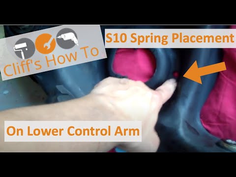 S10 Spring Placement on Lower Control Arm