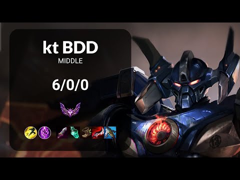 kt Bdd Aatrox vs Talon MIDDLE - KR MASTER Patch 13.16