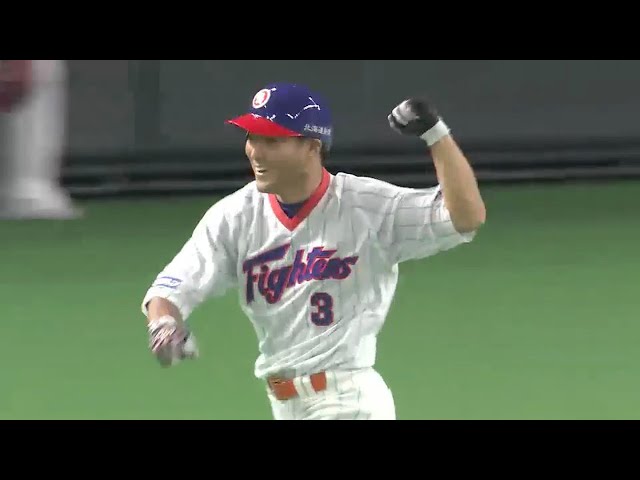 【7回裏】ファイターズ・田中賢が完璧アーチ!! 約1ヵ月半ぶりの3号3ラン!! 2015/8/7 F-E
