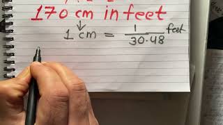 170 Centimeters to Feet | cm to feet and inches | feet to cm