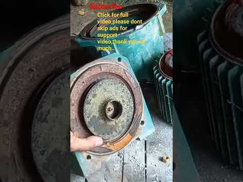 how to full out impeller and shalfsesal in manual water pump motor.🤑