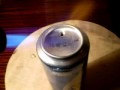 Пайка алюминиевой пивной банки/Brazing of aluminum beer cans 
