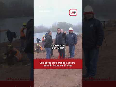Las obras en el Paseo Costero estarán listas en 40 días