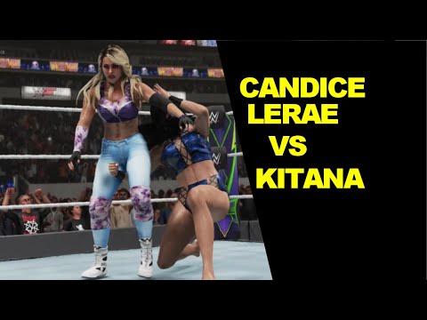 WWE 2K19 Candice Lerae vs Kitana - Iron Woman